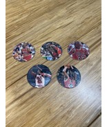 Vintage Lot of 5 1995 Upper Deck NBA Chicago Bulls Michael Jordan Pog KG JD - $13.57 CAD