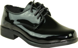 VANGELO Boy Tuxedo Shoe TUX-1K Square Toe for Formal Event Wrinkle Free ... - £41.66 GBP