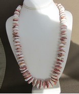 Large and Long Spiny Oyster Graduated Necklace - €224,98 EUR