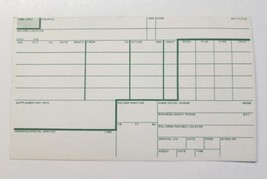 Vintage TWA Airlines 1960&#39;s Reservation Sales Order Form Blank Rare PB20... - £15.62 GBP