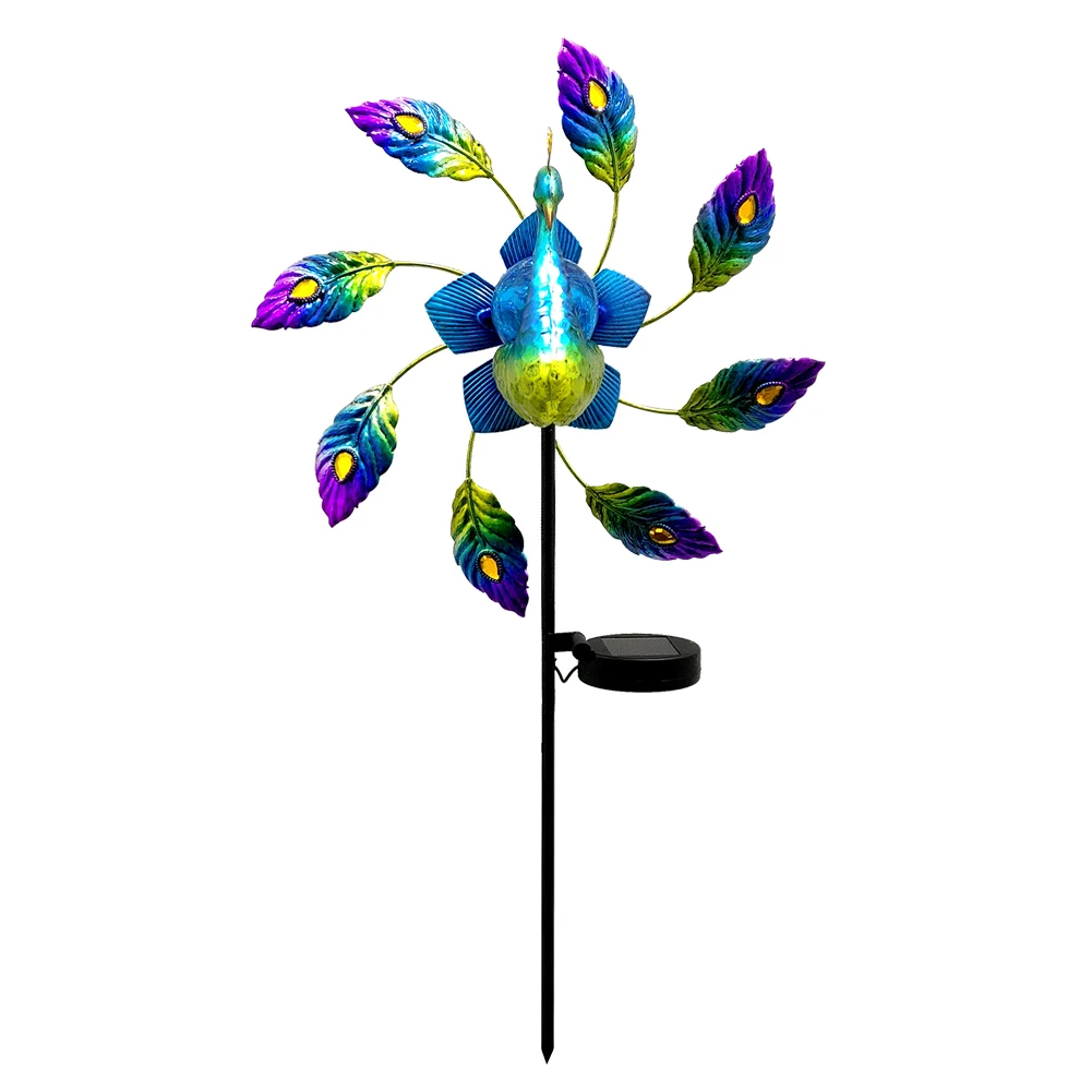 Creative Home Decoration Garden  Peacock Solar Lights Stake, Waterproof scape Ou - £153.79 GBP