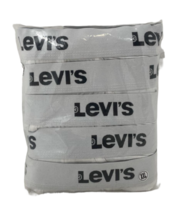 Levi&#39;s Men&#39;s White Underwear Bikini Briefs 100% Cotton Tag Free - 5 Pack - XXL - £17.39 GBP