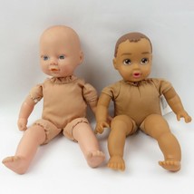 Circo Plush Baby rubber Doll Girl and Baby Boy from JaKKS Pacific 1998 8&quot; - £29.72 GBP