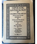 Operatic Anthology Celebrated Arias 1930 G.Schirmer - $8.91