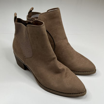 Universal Threads NWOB brown Zip up high heel booties women’s size 9 M7 - £17.07 GBP