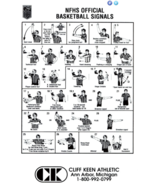 Cliff Keen - Basketball Signal Card M140B NFHS NCAA Referee Official BES... - $13.54 CAD