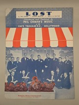 LOST-by Phil Ohman-Johnny Mercer-Macy Teetor-1936 Vintage Music Sheet - $13.15