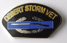 Operation Desert Storm Gulf War Veteran Combat Vet USA Lapel Pin Badge 1.2 inch - £4.51 GBP