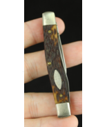 1961-1977 vintage pocket knife WESTERN 442 C estate sale jigged bone EST... - $34.99