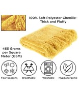 Vince Camuto Chenille 50x60 Throw Soft, cozy and comforting chenille yarns - $39.11