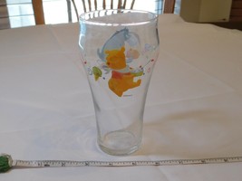 Winnie the Pooh Disney Juice Soda Glass very good condition Pre-owned - $29.69