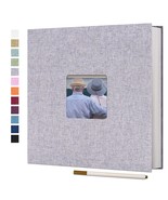 Large Photo Album Self Adhesive For 4X6 8X10 Pictures Magnetic Scrapbook... - £28.31 GBP
