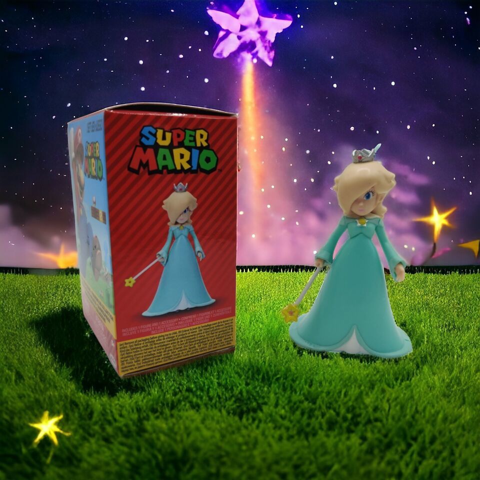 Nintendo Super Mario 2.5" Rosalina Figure Jakks Pacific Ages 3+ Toy Collectable - $12.09