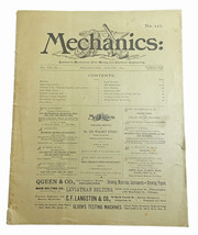 1890 Mechanics (Mechanical Civil Mining Electrical) 32 page Bulletin Mag... - $35.00