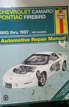 1993- 1997 Haynes Chevrolet Camaro Pontiac Firebird  thru  Auto Repair Manual - $30.00