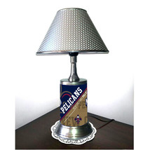 New Orleans Pelicans desk lamp with chrome finish shade - £36.17 GBP