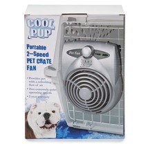 Cool Pup Crate Fan, 8x6.25x2.5 in Size  Quiet Battery Fan Keeps Dogs &amp;... - $43.60