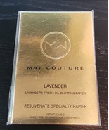 Mai Couture Rejuvenate Oil Blotting Papier Refill Lavender 50 Sheets HTF - $26.24 CAD