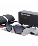 BARCUR  TR90 Ladies sunglasses Gradient UV400 Cat Eye Sun Glasses Polarized - $38.74 CAD
