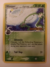 Pokemon 2006 EX Ruby &amp; Sapphire EX Dragon Frontiers Wooper Delta Single ... - $24.99