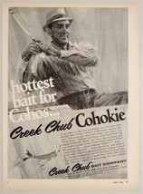 1968 Print Ad Creek Chub Cohokie Coho Salmon Fishing Lures Garrett,Indiana - £11.96 GBP