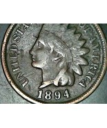 Three Indian Head Penny&#39;s 1894 1895 and 1897 AA21-1034 Antique  - £31.28 GBP