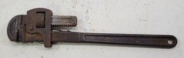 *PV23) Vintage 18&quot; Drop Forged Tool Steel Heavy Duty Adjustable Jaw Pipe... - $182.08 MXN