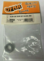 OFNA 38464 Aluminum CNC Gear 20T Silver 2nd RC Car Radio Control Part NEW - £8.75 GBP