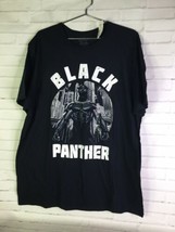 Marvel Comics Black Panther Logo Graphic Print Licensed Tee T-Shirt Mens 2XL NEW - £13.69 GBP
