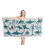 Many sharks,animals, Kids Beach  Bath Towel Swimming Pool ,Vacation Meme... - $31.53 CAD+