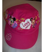 Walt Disney World Disneyland Resort I Love Nerds Newsboy Cabbie Hat-Pink... - £10.35 GBP