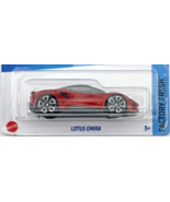 Hot Wheels Lotus Emira Lazer Red #121 - 2023 Factory Fresh Lifetime Warr... - £17.70 GBP
