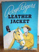 Roy Rogers &amp; Trigger Leather Jacket EMPTY BOX Western Cowboy - £53.94 GBP
