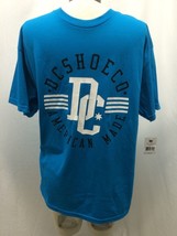 DC Shoe Co. Men&#39;s T-Shirt American-Made 100% Cotton Teal Size Medium NWT! - £11.68 GBP