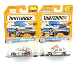 MatchBox Camaro Police Car #89 and Ford Crown Victoria #86 Series 18 Bundle - £19.76 GBP
