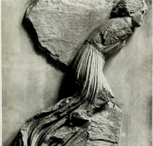 1927 Charioteer In Mausoleum Of Halicarnassus Antique Art Print Ephemera... - $19.99