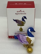 Hallmark Ornament 2016 Twelve Days of Christmas Series Six Geese A Laying - $25.96