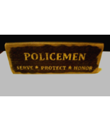 Police Sign with distressed finish - Handmade - $30.17 CAD