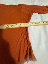Popular 21 Women's Blunt Orange Long Sleeve Pullover Tank Top Size 1X image 10