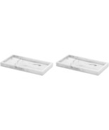 Luxspire Bathroom Vanity Tray, 8 X 4 Inch Resin Soap Dispenser Tray, Pac... - €32,96 EUR