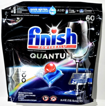 Finish Powerball Quantum Automatic Dishwasher Detergent 60 Tabs Ultimate Clean - $39.99