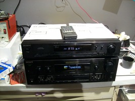 Sony TA-AV411 &amp; ST-JX411 Amp/ Tuner + Remote - Serviced - £173.80 GBP