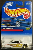 1999 Hot Wheels 1959 Impala Chevy #1000 White  HW8 - £6.33 GBP