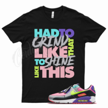 Black SHINE T Shirt for N Air Max 90 Exeter Edition Pink Wolf Grey Volt  - £20.27 GBP+