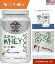 Non-GMO Vanilla Whey Protein Isolate - 20 Servings, Best Post-Workout Re... - $60.00