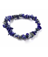 Natural Gemstone Stretch Bracelet Lapis Lazuli - $186.01 MXN