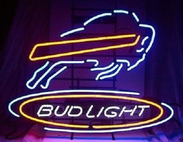 New Buffalo Bills Bud Light Beer Lamp Neon Sign 24&quot;x20&quot; - $249.99