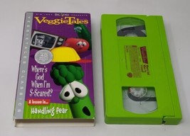 VeggieTales Where’s God When Im S-Scared? 2002 Warner Home Video VHS - £4.68 GBP