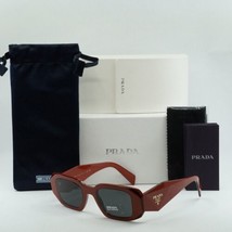 PRADA PR17WS 12N5S0 Orange/Black/Dark Grey 49-20-145 Sunglasses New Authentic - £185.34 GBP