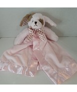 Bearington Baby Collection Puppy Dog Pink Satin Girl Security Blanket To... - £13.02 GBP